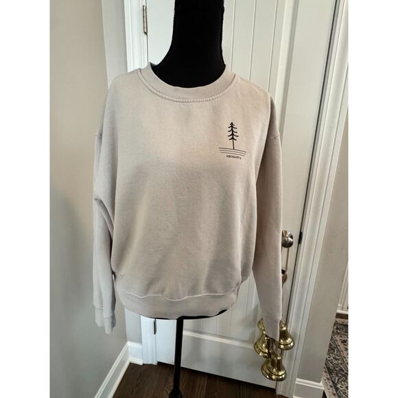 🤍 NWOT Swell Living Upcountry Crewneck • Beige/Bone • Cozy & Sustainable ✨ - Picture 3 of 8